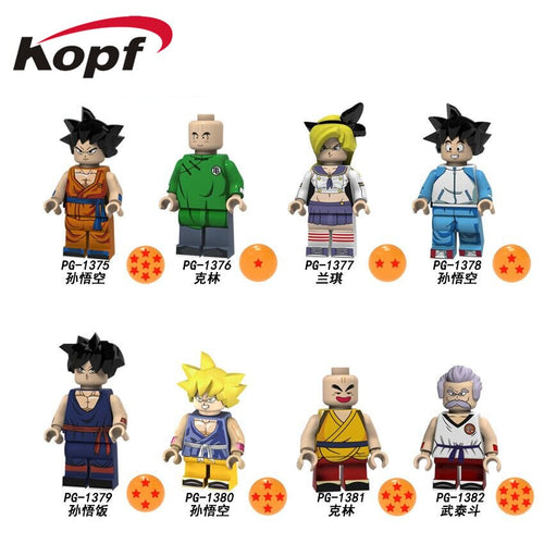 PG8167 Building Blocks Bricks Series Dragon Ball Assemble Kit Characters Figures Models For Baby Children Gift Educational Toys