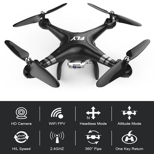 RC Drone Quadcopter With 1080P Wifi FPV Camera RC Helicopter 20-25min Flying Time Professional Dron 720p Quadcopter Drone