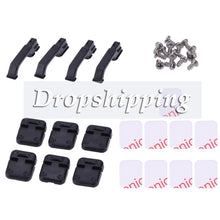 1Set Black Plastic Climbing Car Door Hinges & Door Handles for 1:10 RC Crawler For Traxxas TRX4 Baby Toy Car Props for Kidsr