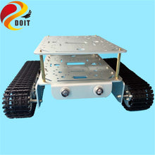 SZDOIT TD200 Double-Layer Crawler Metal Tank Chassis 2WD Robot Frame High Torque Motor Encoder Heavy Load DIY For Arduino