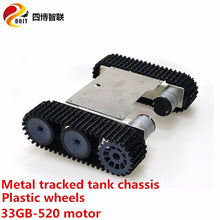 SZDOIT Metal Tracked Tank Chassis Kit Smart Shock Absorbing Avoidance Crawler RC Robot Frame 12V DC Motor DIY For Arduino Toy