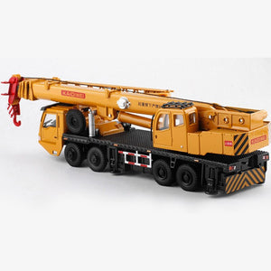 1:55 Mega Lifter Alloy Diecast Model with 4 Front Wheel Steering Linkage 360 Degree Rotate Work Platform Crane Children Gifts
