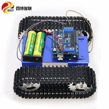 SZDOIT ESPduino Wifi Control T101 Metal Crawler RC Robot Tank Chassis Kit 33GB-520 DC Motor DIY For Arduino Education Toy