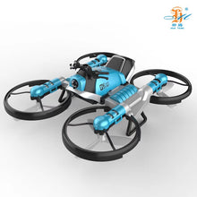 2 in 1 Deformation RC Folding Motorcycle 2.4G WIFI Remote Control Motor Bike Folding 4 Axis 0.3MP WiFi camera Drone