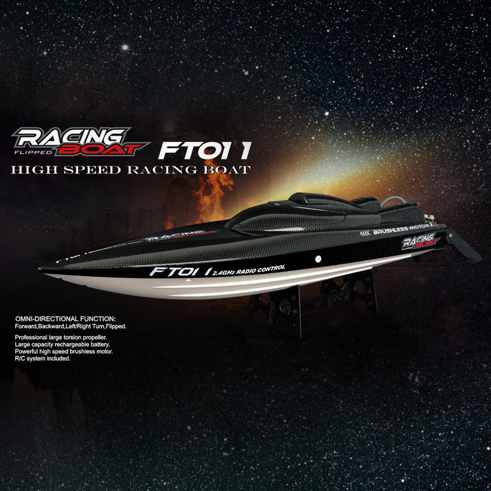 FeiLun FT011 2.4G RC Racing Boat Brushless Motor 55km/h Built-in Water Cooling System