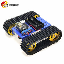 SZDOIT NodeMCU Control T101 Metal RC Robot Tank Chassis Kit WIFI Control Tracked Vehicle 12V High Torque Motors DIY for Android