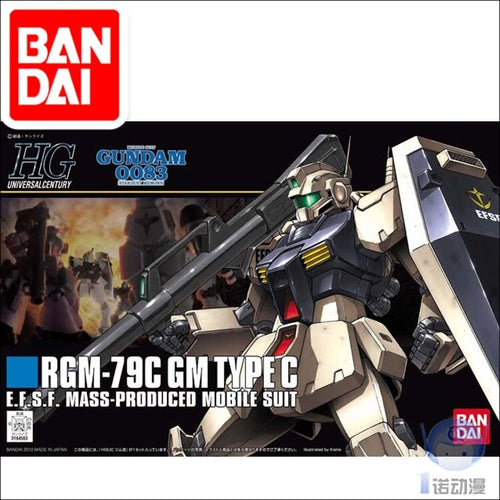 Original Gundam Model HG 1/144 RGM-79C GM Type C GUNDAM BUILD DIVERS Unchained Mobile Suit Kids Toys