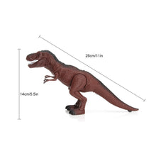Walking Remote Control Tyrannosaurus Dinosaur Christmas Toy Light Sound Action Figure Infrared