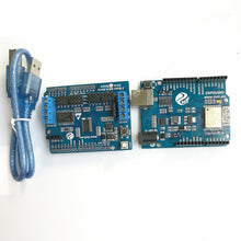 ESPduino Control Robot Tank Chassis Kit with Development Board+Motor Drive Shield Board+DC Motor for Arduino DIY RC Toy Kit