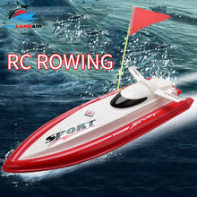 New Red/Blue Ship Radio Remote Control Boat Double Motor Mini RC Speedboat Toys Children Outdoor Racing Boats with Original Box