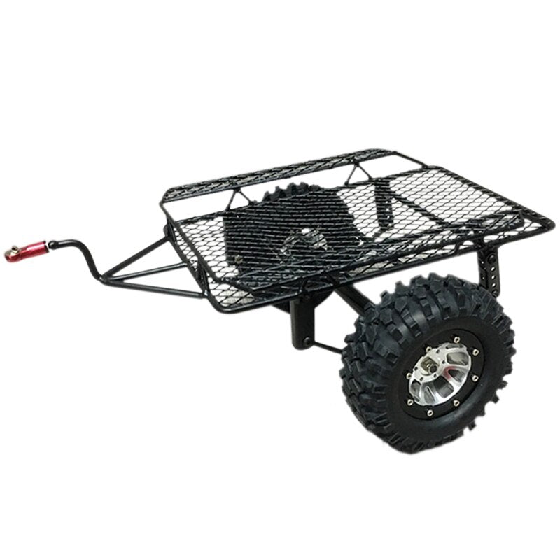 Metal Trailer Bucket Rc Car Trailer Diy For Trx4 Trx-4 1/10 D90 Scx10 Cc01 Diy