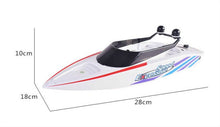 High Speed RC Boat 15km/h 2.4GHz 4 Channel Electric Workbale on The Water Radio Remote Control Racing Toy for Childern Best Gift