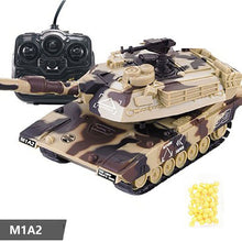 M1A1 Wired Remote Control Tank And Parent-Child Can Launch Children's Off-Road Toy Crawler Boy Car Gift