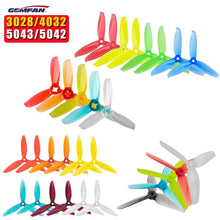2 Pairs Gemfan Windancer 3028/4032/5042/5043 3-blade Propeller Compatible 5mm/1.5mm Mounting Hole For RC Multicopter Drone