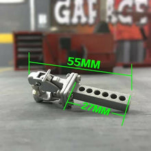 Metal Hitch Trailer Hook For 1:10 Scx10 90046 90047 Traxxas Trx4 Rc Crawler Car(Silver)