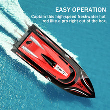 TKKJ Rc Boat Toy H101 2.4ghz High Speed 30km/h 180 Degree Flip With Servo Remote Control Boats Hobby Toys For Kids Gifts VS H100