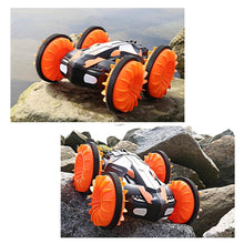 2019 NEW Upgrade LH-C013 2.4G Off Road Racing Climbing Truck Amphibious RC Stunt Car Waterproof 4WD Toy RC 360' Rotation