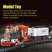 New Hot Remote Control Conveyance Car Electric Steam Smoke RC Train Set Model Toy Gift Toy Railroad Antistress Funny Gadgets