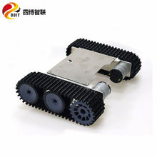 SZDOIT Metal Tracked Tank Chassis Kit Smart Shock Absorbing Avoidance Crawler RC Robot Frame 12V DC Motor DIY For Arduino Toy