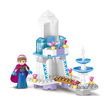 4 In 1 Princess Mermaid Elsa Anna Ice Castle Model Building Blocks Kit Toys Compatible with Legoinglys Friends Girl Kids Gifts