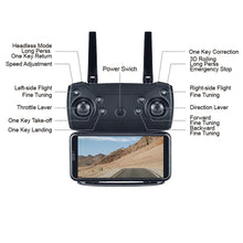 New E68 WIFI FPV Mini Drone With Wide Angle HD 4K 1080P Camera Hight Hold Mode RC Foldable Quadcopter Dron Gift