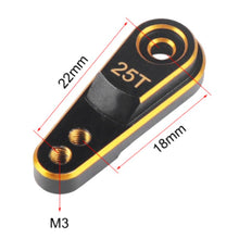 for TRX4 Hard Aluminum Alloy 25T M3 Steering Link Servo Arm for 1/10 RC Crawler Car Traxxas TRX-4 Metal Upgrade Parts