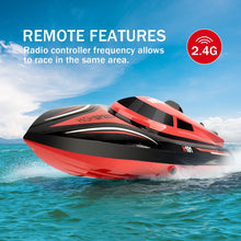 TKKJ Rc Boat Toy H101 2.4ghz High Speed 30km/h 180 Degree Flip With Servo Remote Control Boats Hobby Toys For Kids Gifts VS H100