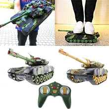 44CM Super RC tank charger battle launch cross-country tracked remote control vehicle Hobby boy toys for kids children XMAS
