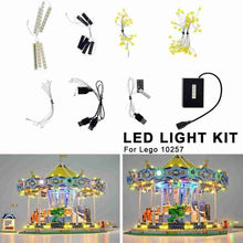LED Light Kit For LEGO 10257 Carousel Educational Toys Lighting Bricks USB Port DIY Luminous Assembled Building Blocks Accessory
