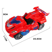 Fashion Transforming Dinosaur Toy LED Car With Light Sound for Kids Christmas Toy Gift Dinosaur Transformer Toy Car