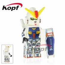 Single Sale Super Heroes Figures Mobile Suit Armor Seed Destiny RX-78-2 RX-178 MK11 Action Building Blocks Kids Toys Gift PG2004