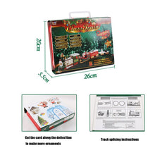 Wodden Lights And Sounds Christmas Train Set Railway Tracks Toys Xmas Train Gift for Kids toys Juguetes brinquedos игрушки New