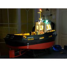 DIY Simulation remote control ship model kit for Tug804 tugboat rescue ship small-scale and moped tugboat 1:18