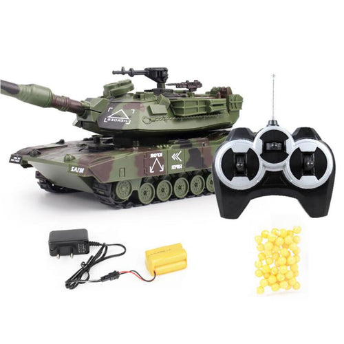 1:32 RC War Tank Tactical Vehicle Main Battle Military Remote Control Tank with Shoot Bullets Model Electronic Hobby Boy Toys