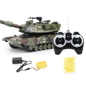 1:32 RC War Tank Tactical Vehicle Main Battle Military Remote Control Tank with Shoot Bullets Model Electronic Hobby Boy Toys