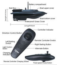 Flytec V007 RC Boat Outdoor Speed Nesting Fixed Cruise Yaw Correction Ship Strong Wind Resistance LED Fishing Boat Searchlight