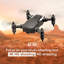 Mini Camera RC Foldable Drone With 4K Wifi Camera FPV Selfie Helicopter Altitude Hold Quadcopter Profesional Drones Kids Toys