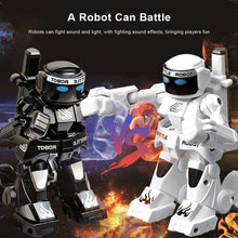 2.4G Somatosensory Remote Control Battle Robot Toy Two-player Competitive Fight Children Robot Model Toy for Kids Christmas Gift