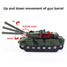 High Simulation Electric RC Tank 4 Channels Remote Control Battle Tanks Model Toys For Boys Children Christmas Gift