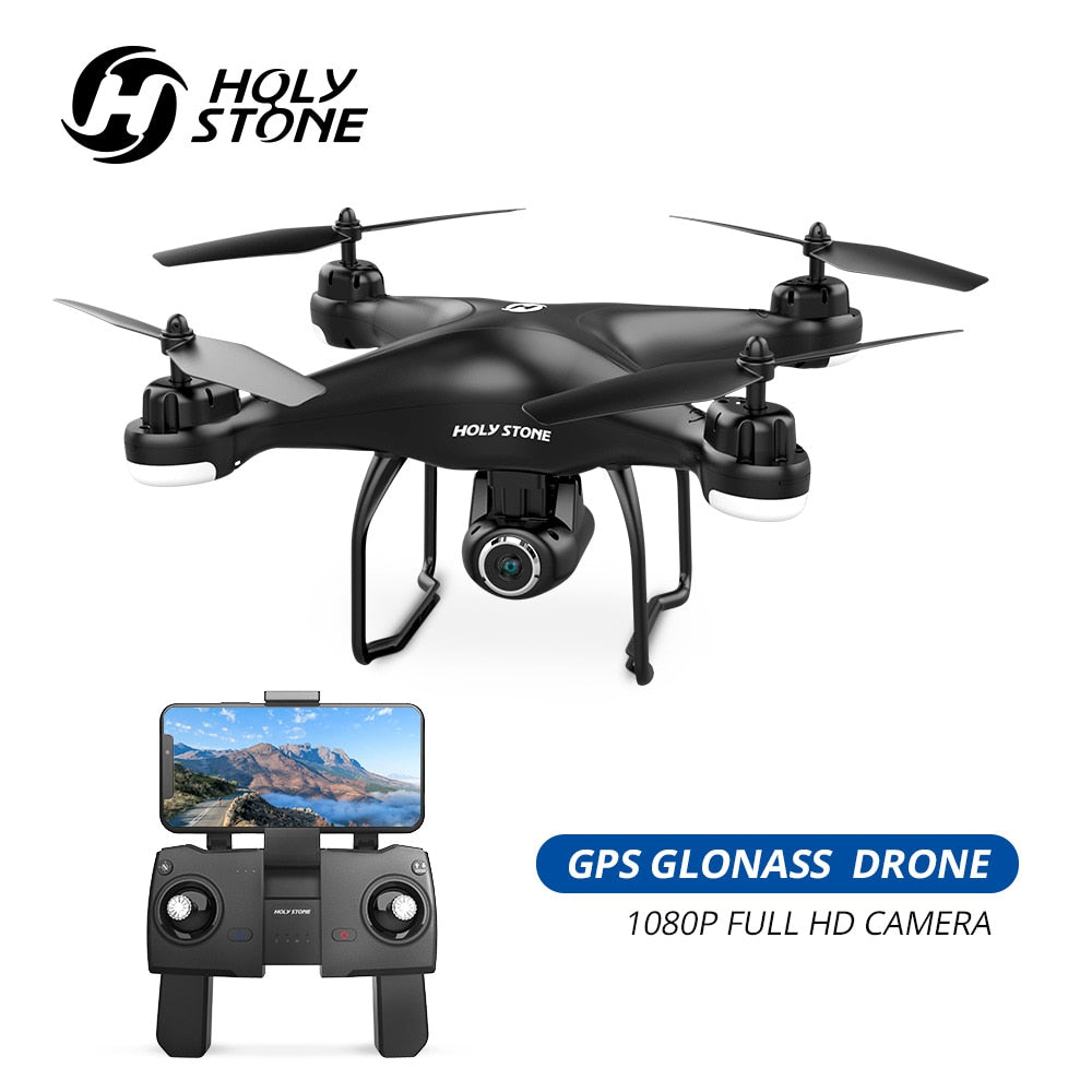 Holy Stone HS120D GPS Drone FPV 1080p HD Camera Profissional Wifi RC Drones Selfie Follow Me Quadcopter GPS Glonass Quadrocopter