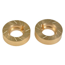 YEAHRUN Heavy Metal Internal Wheel Weights Turning Copper Counterweight For Axial SCX10 II 90046 90047 1/10 RC Car