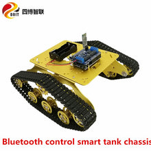 SZDOIT Wifi/Bluetooth/Handle Control TS300 Metal Crawler RC Robot Tank Chassis Kit 9V/12V Motor DIY For Arduino Unassembled Toy