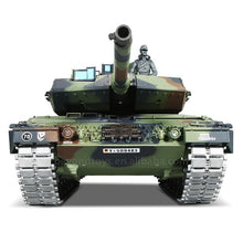 Metal Tank 2.4G German Leopard 2A6 real Simulation Sound infrared RC Tank emission Bullet Metal Track Metal Drive Wheel Tank Toy