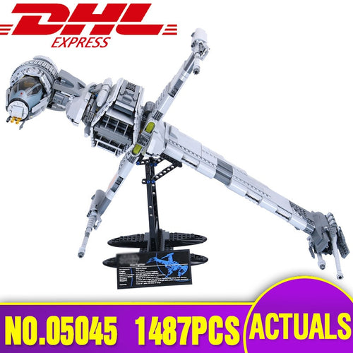 DHL 05045 Star series Wars Toys The 10227 B-wing Star fighter Set Assembly Kits Building Blocks Bricks Christmas Toys Kids Gift