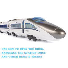 New Remote Control Simulation Track Train Children's Toy Rechargeable Voice High Speed Rail Car Parent Child Interactive Toys