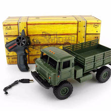 WPL B-24 Remote Control Military Truck DIY Off-Road 4WD RC Car 4 Wheel Buggy Drive Climbing GAZ-66 Vehicle for Birthday Gift Toy