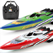 4-channel RC Boat Plastic Electric Remote Control Speedboat Double Motor Remote Control Speed Boat Children Birthday Toy Gift