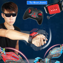 Gesture Sensing Stunt Remote Control RC Car Children's Light Music Twisting Car Deformation Climbing Off-road Vehicle Model