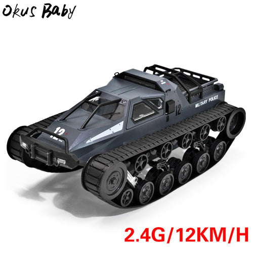 2019 Newest 2.4G RC Drift Tank Car 1:12 High Speed Full Proportional Control Vehicle Models 5M Wading Depth With Gull-wing Door