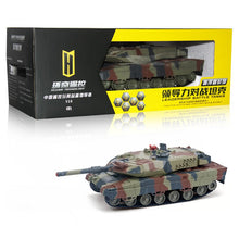 HUAN QI 516-10 tank 1/24 Scale German Leopard A6 Infrared Fighting RC Battle Tank with Sound and Lights wireless RC Tank Toys